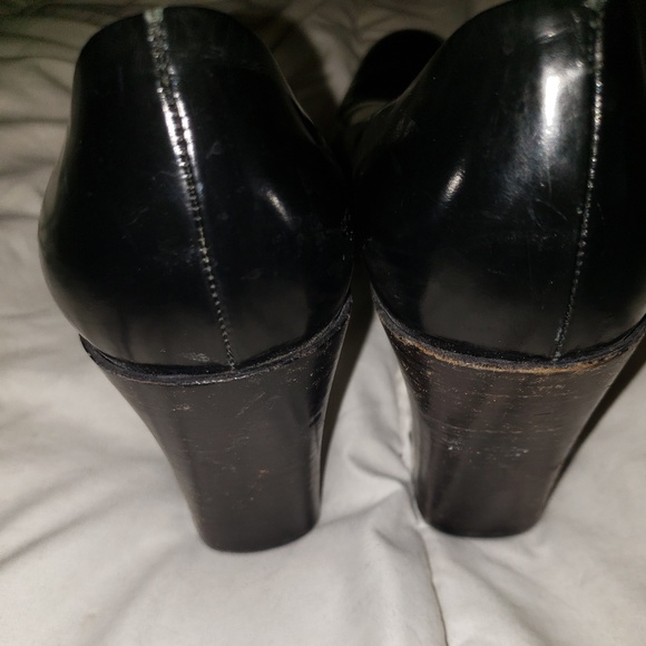 Beautiful Vintage Prada Leather Chunky Heel 7.5 - Picture 4 of 8